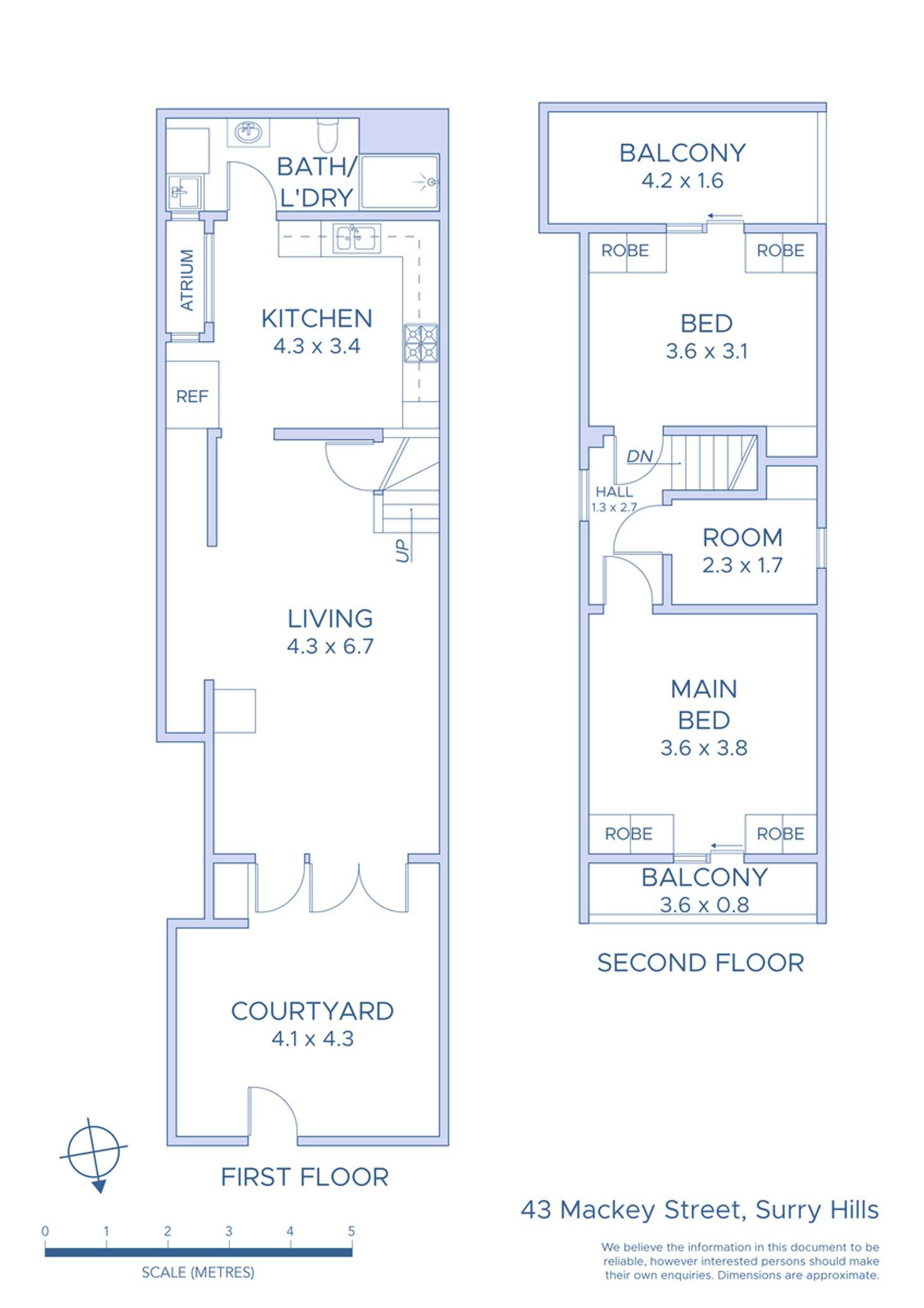 Floorplan of Homely house listing, 43 Mackey Street, Surry Hills NSW 2010
