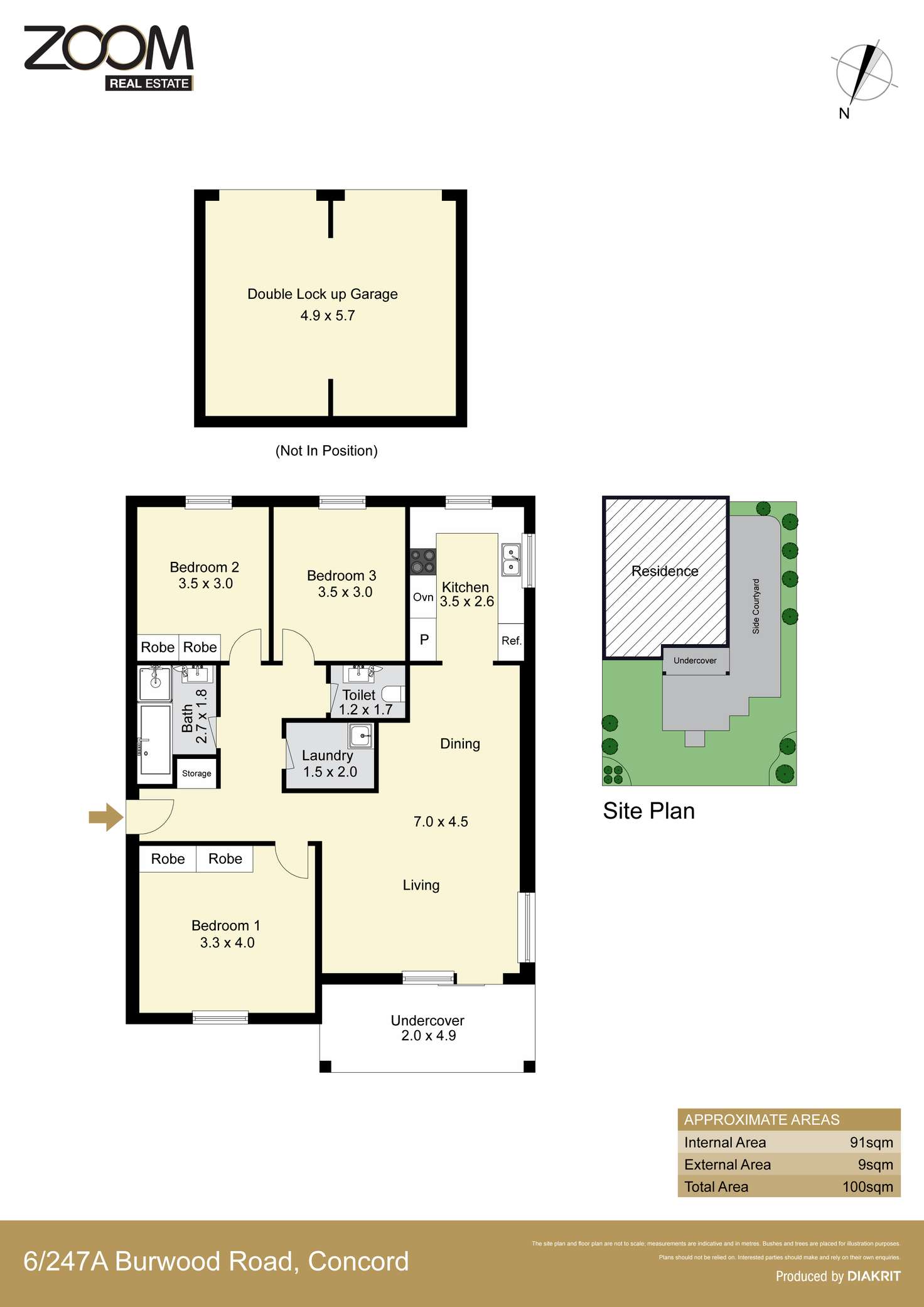 Floorplan of Homely apartment listing, 6/247A Burwood Road, Concord NSW 2137