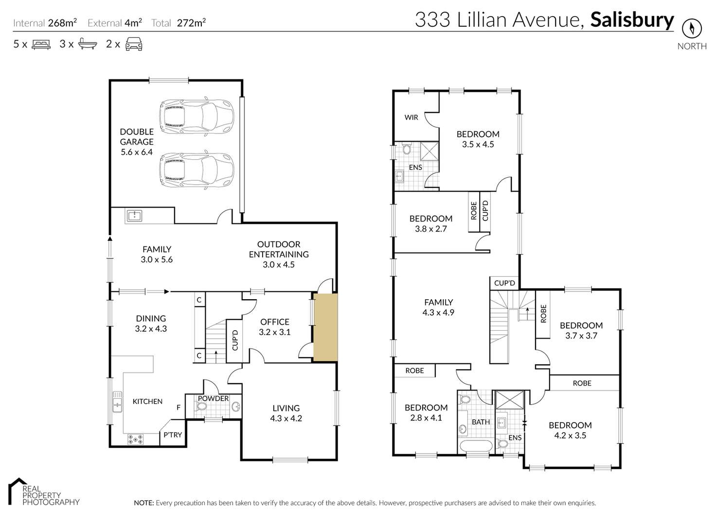 Floorplan of Homely townhouse listing, 333 Lillian Avenue, Salisbury QLD 4107