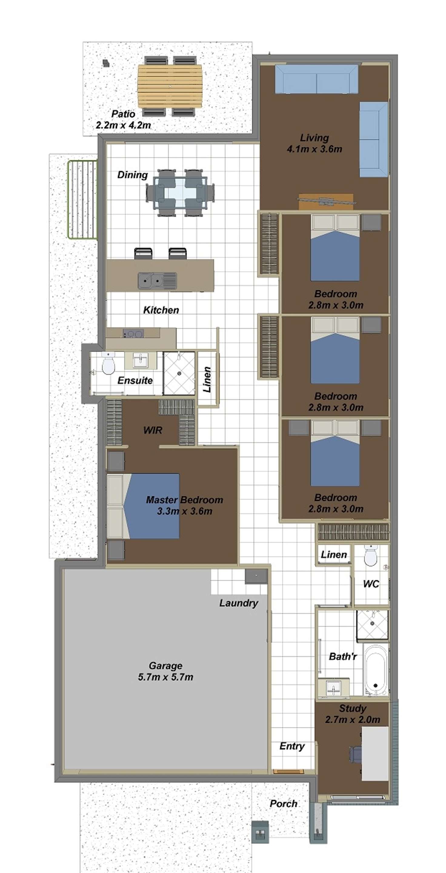 Floorplan of Homely house listing, LOT Stage 7, Park Ridge, Park Ridge QLD 4125