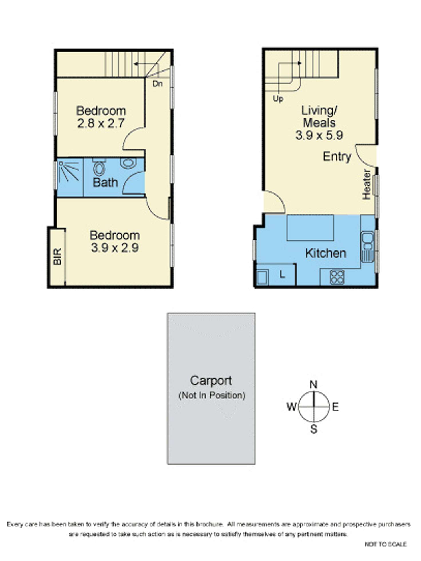 Floorplan of Homely townhouse listing, 5/37 Brunswick Road, Brunswick East VIC 3057