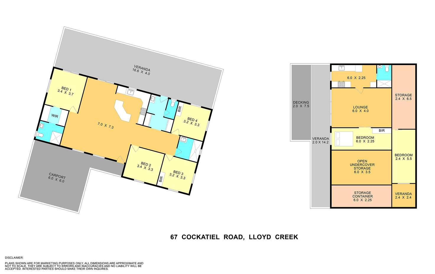 Floorplan of Homely house listing, 67 Cockatiel Road, Lloyd Creek NT 822