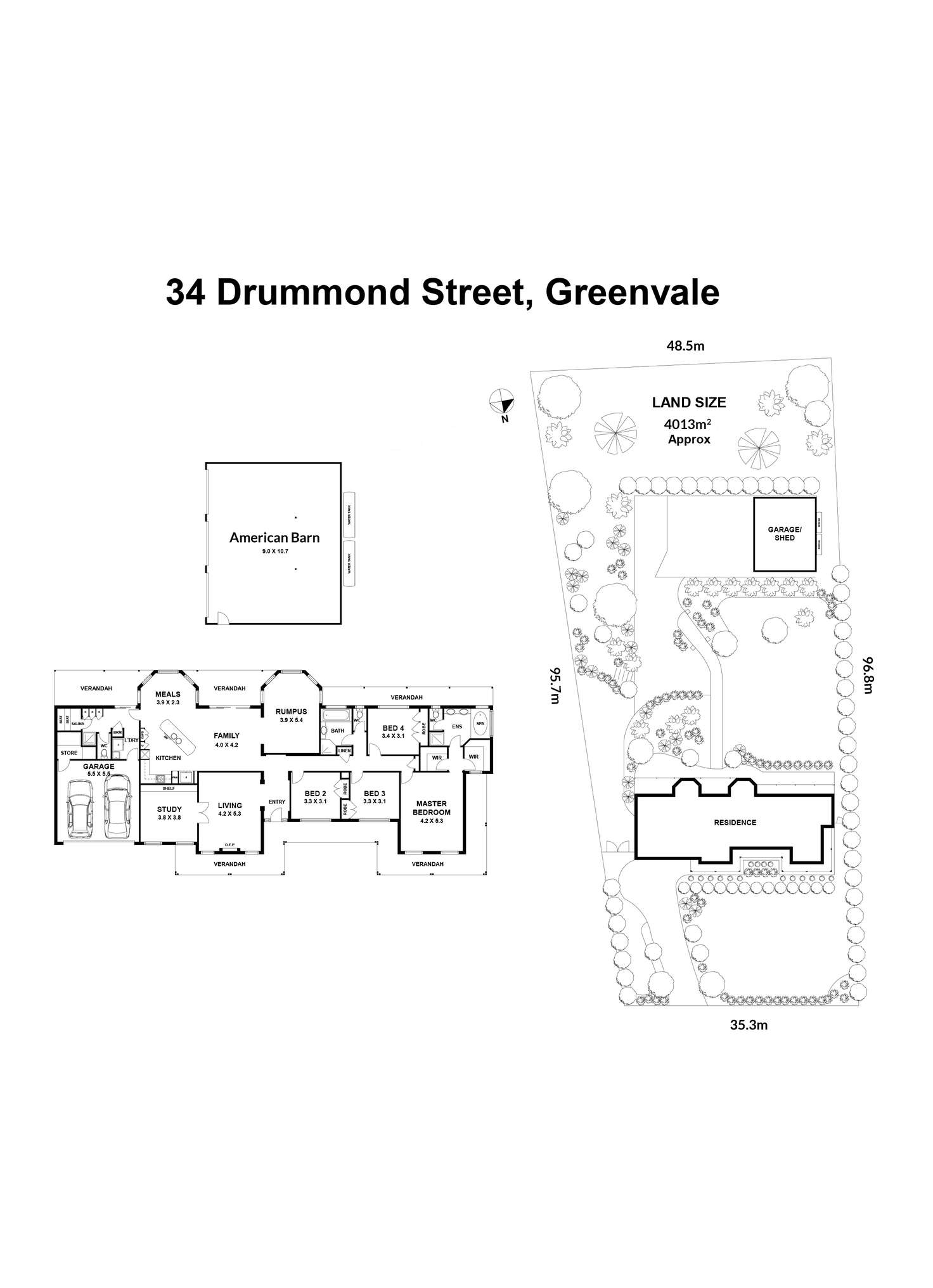 Floorplan of Homely house listing, 34 Drummond Street, Greenvale VIC 3059
