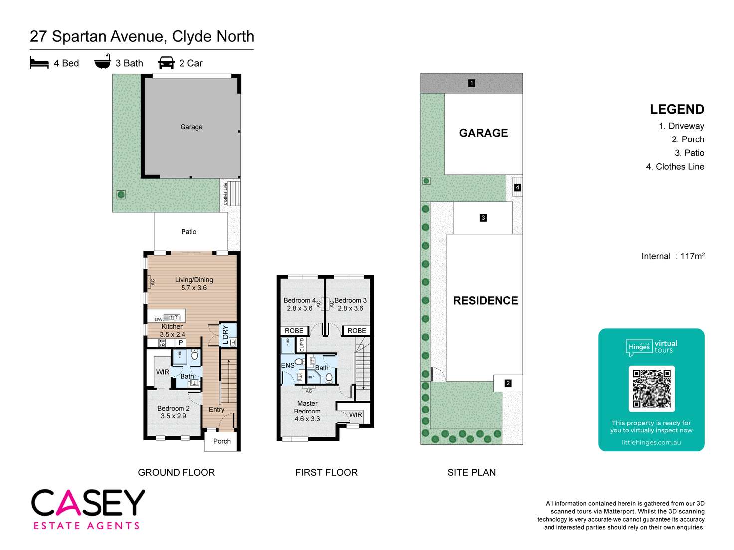 Floorplan of Homely house listing, 27 Spartan Avenue, Clyde North VIC 3978