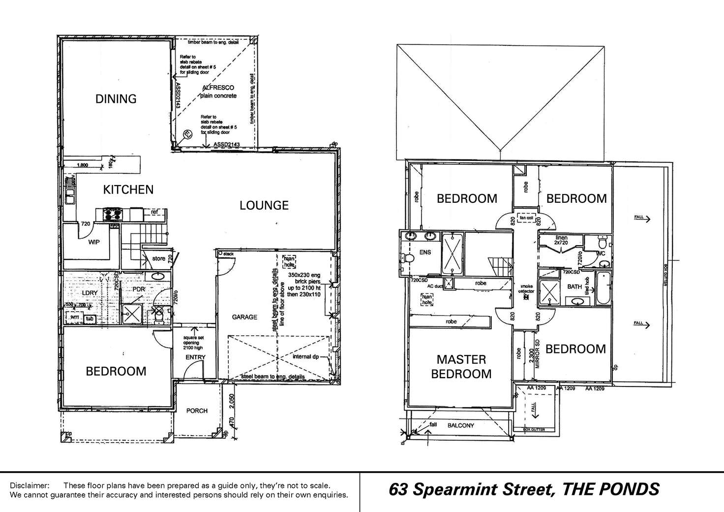 Floorplan of Homely house listing, 63 Spearmint Street, The Ponds NSW 2769