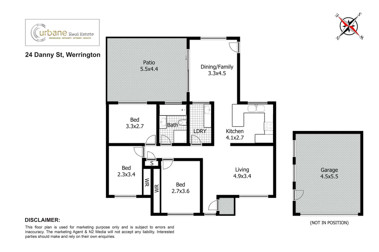 Floorplan of Homely house listing, 24 Danny Street, Werrington NSW 2747