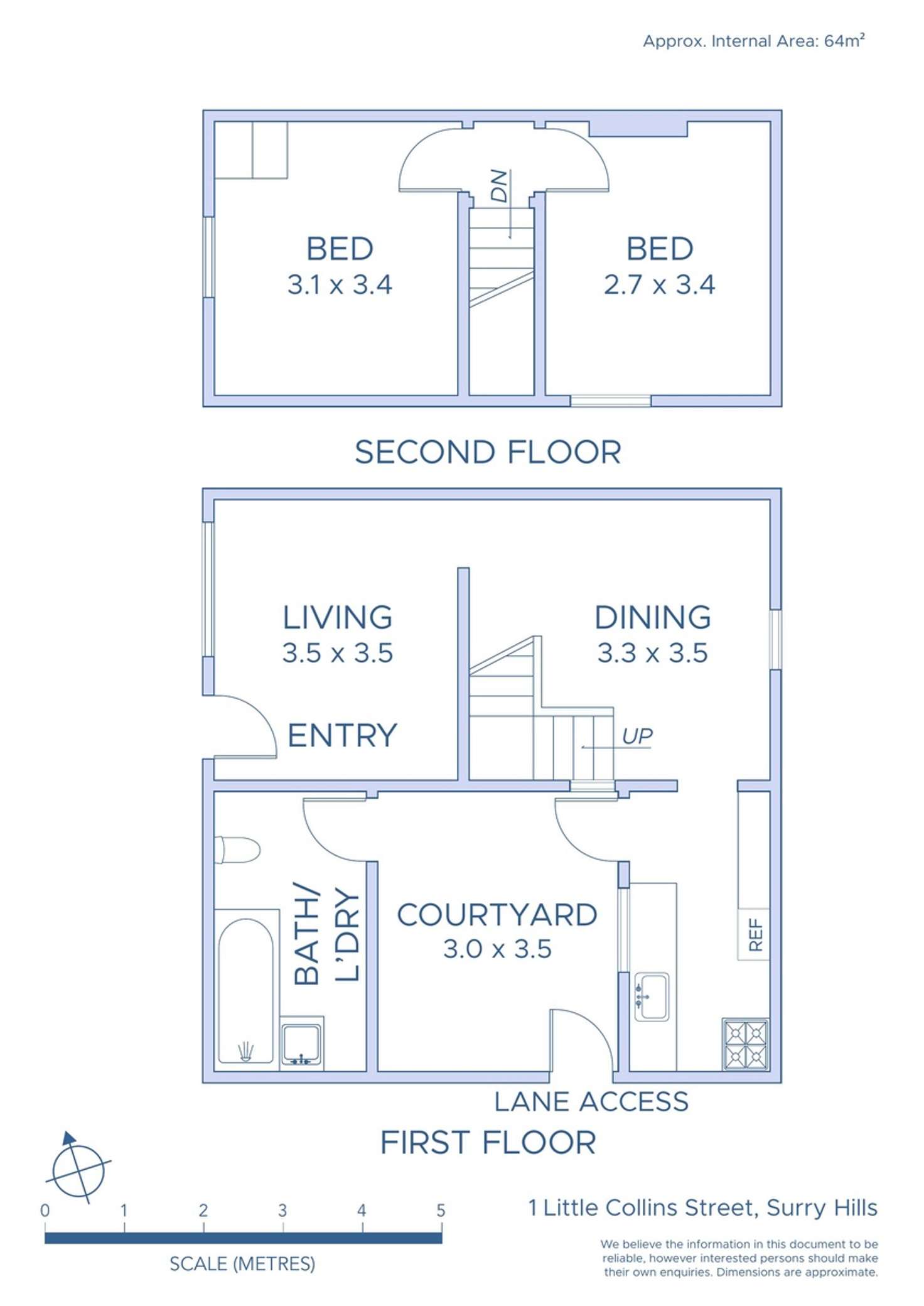 Floorplan of Homely house listing, 1 Little Collins Street, Surry Hills NSW 2010