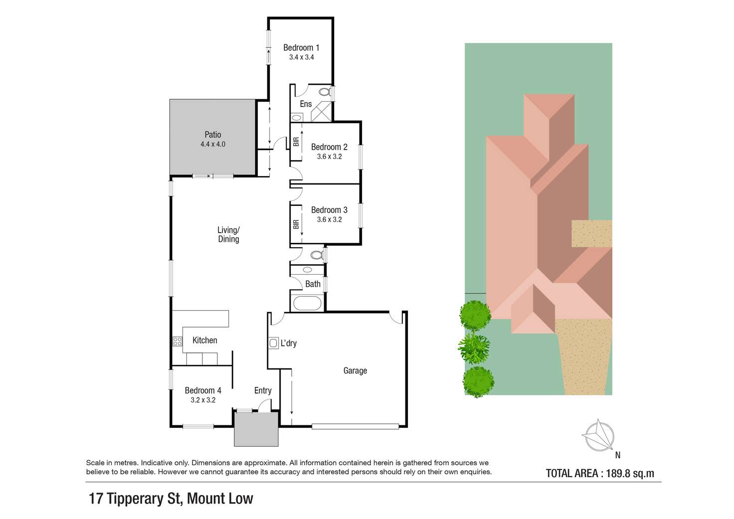 Floorplan of Homely house listing, 17 Tipperary Street, Mount Low QLD 4818