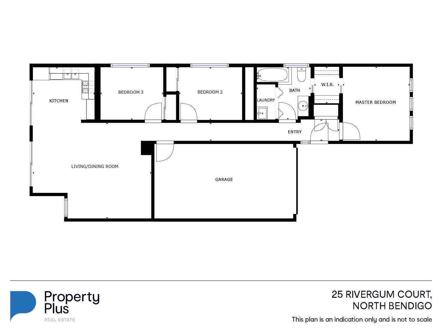 Floorplan of Homely house listing, 25 Rivergum Court, North Bendigo VIC 3550