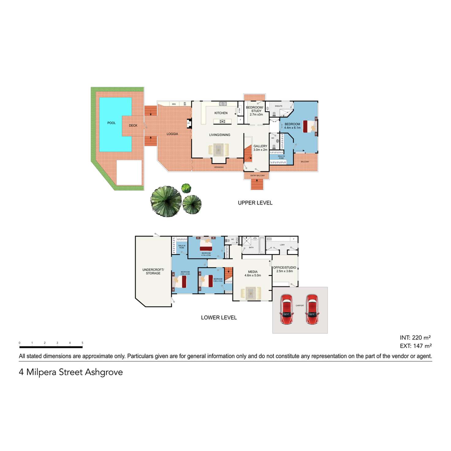 Floorplan of Homely house listing, 4 Milpera Street, Ashgrove QLD 4060
