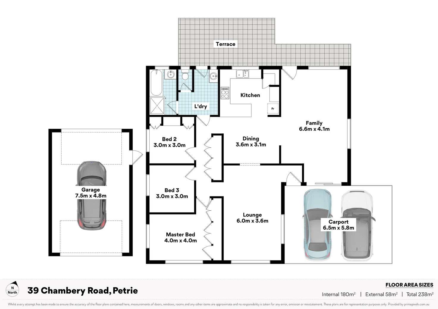 Floorplan of Homely house listing, 39 Chambery Road, Petrie QLD 4502