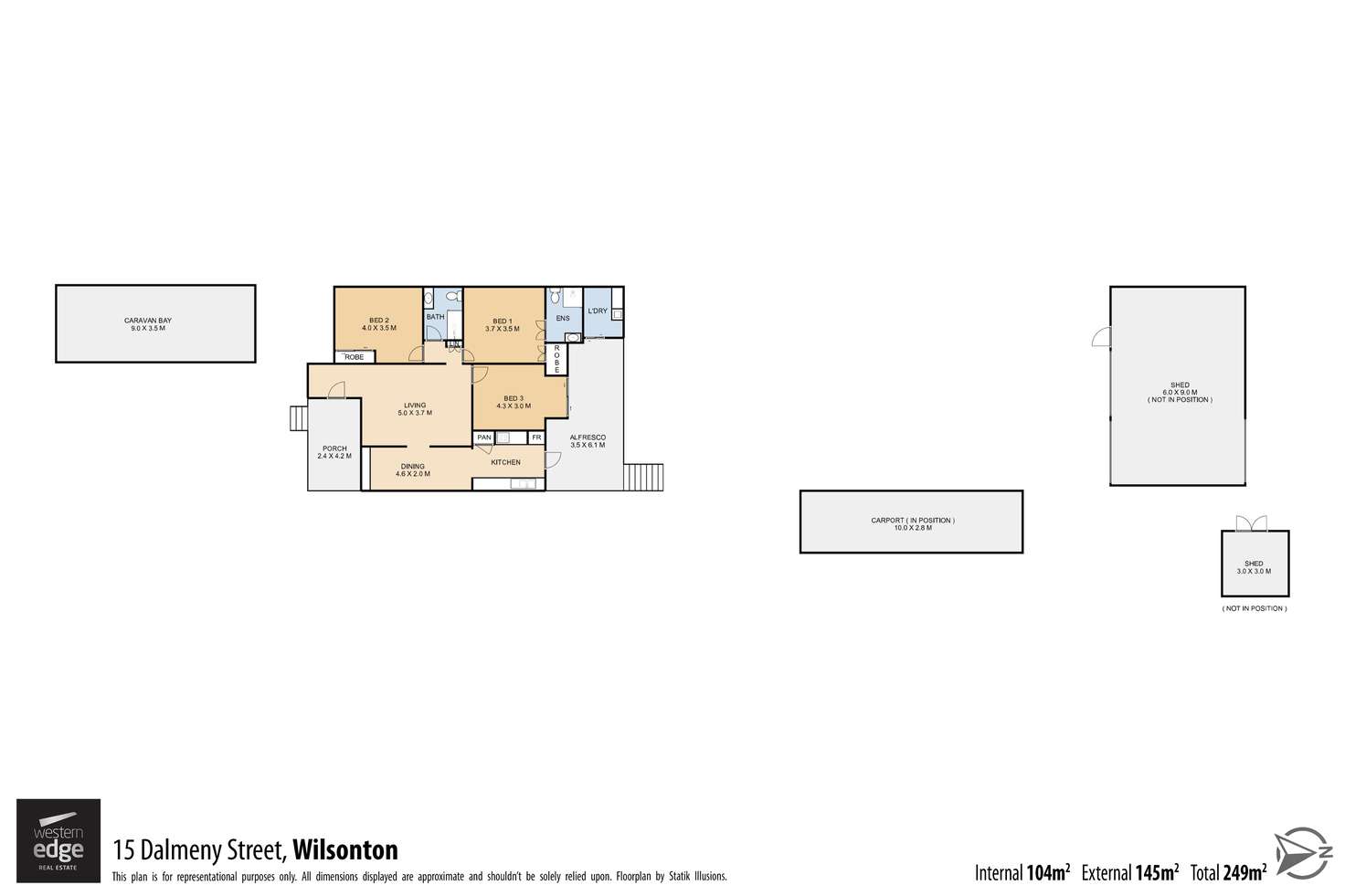 Floorplan of Homely house listing, 15A Dalmeny Street, Wilsonton QLD 4350