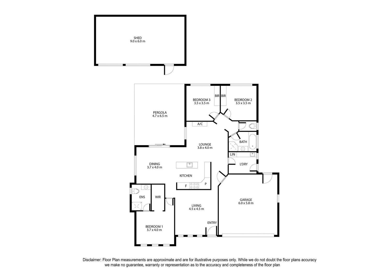 Floorplan of Homely house listing, 8 Coolum Close, Mount Gambier SA 5290