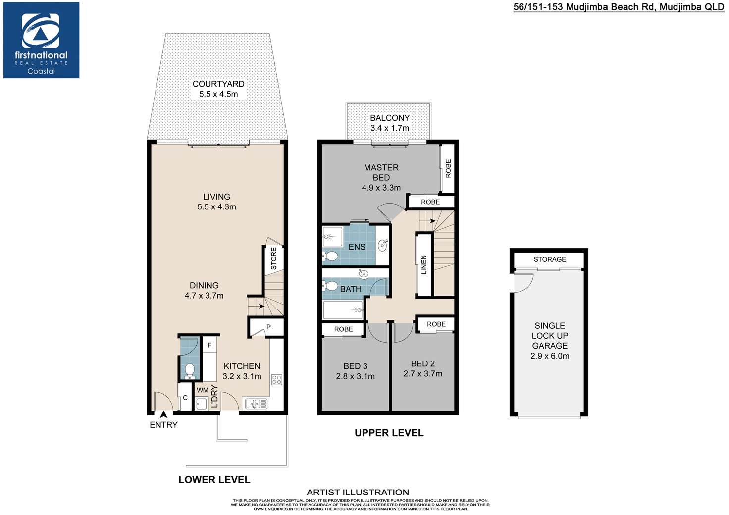 Floorplan of Homely unit listing, 56/151-153 Mudjimba Beach Road, Mudjimba QLD 4564