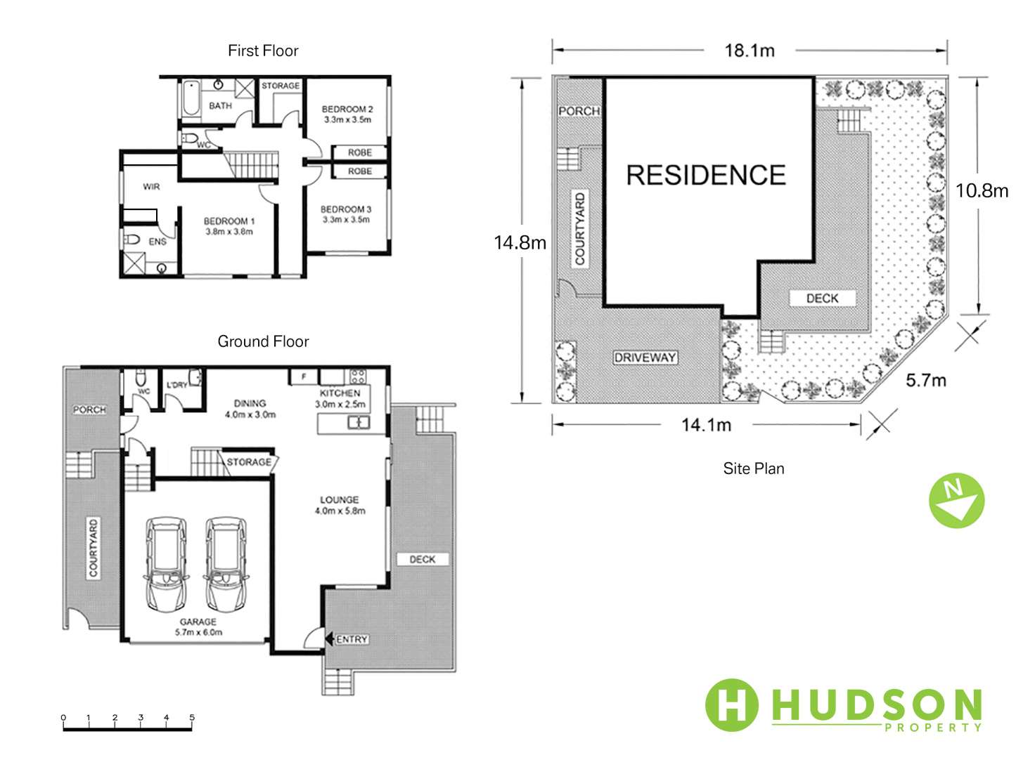 Floorplan of Homely semiDetached listing, 77A Stradbroke Street, Runaway Bay QLD 4216