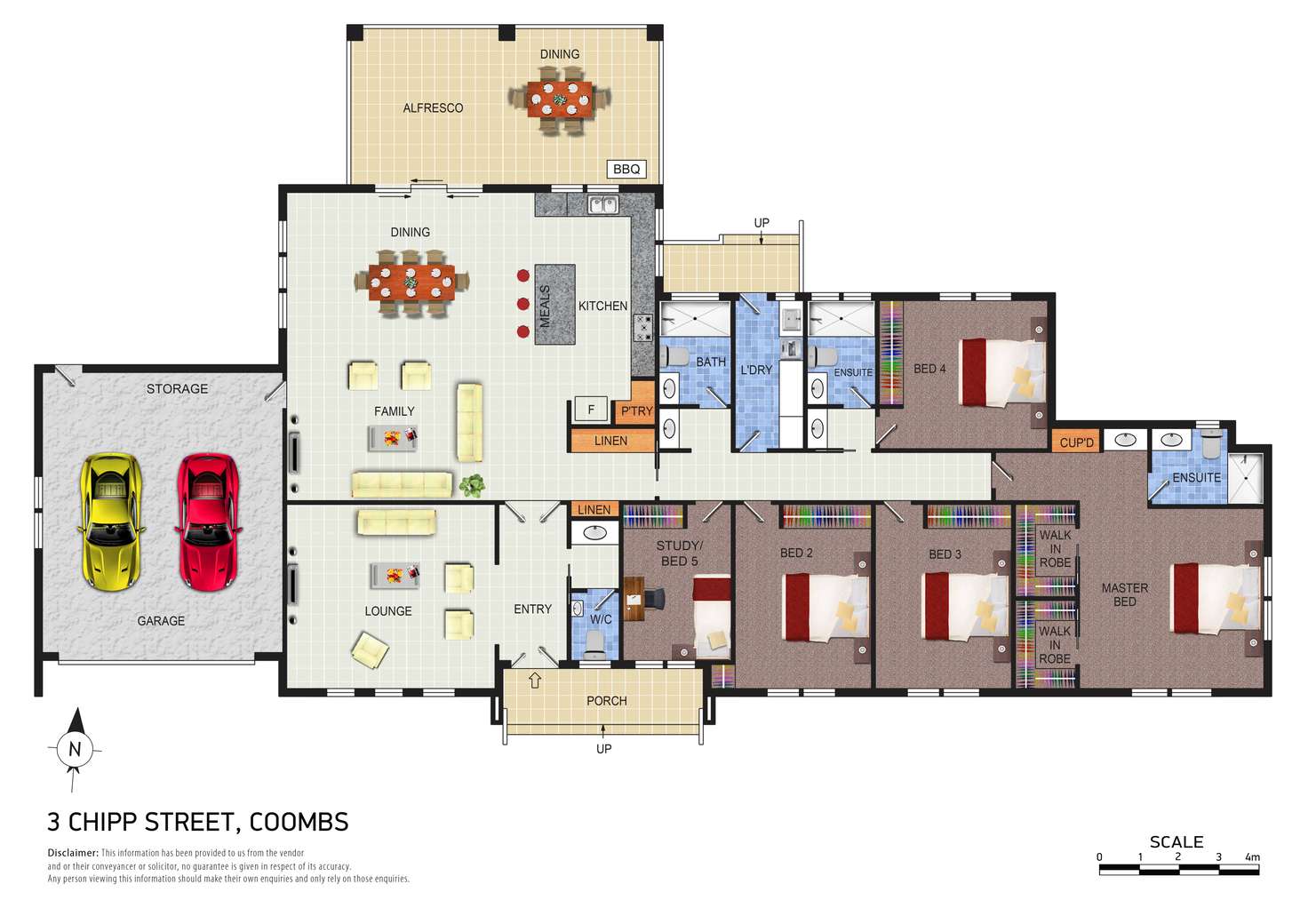 Floorplan of Homely house listing, 3 Chipp Street, Coombs ACT 2611
