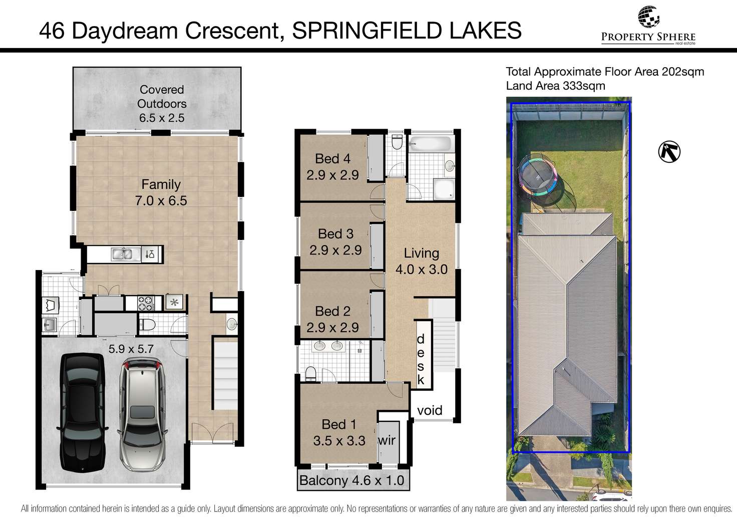 Floorplan of Homely house listing, 46 Daydream Crescent, Springfield Lakes QLD 4300