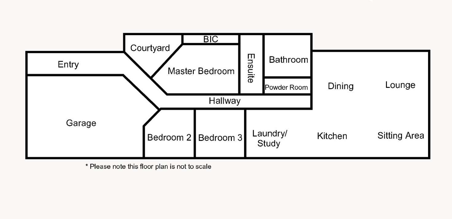 Floorplan of Homely house listing, 24A Leahy Street, Nhill VIC 3418