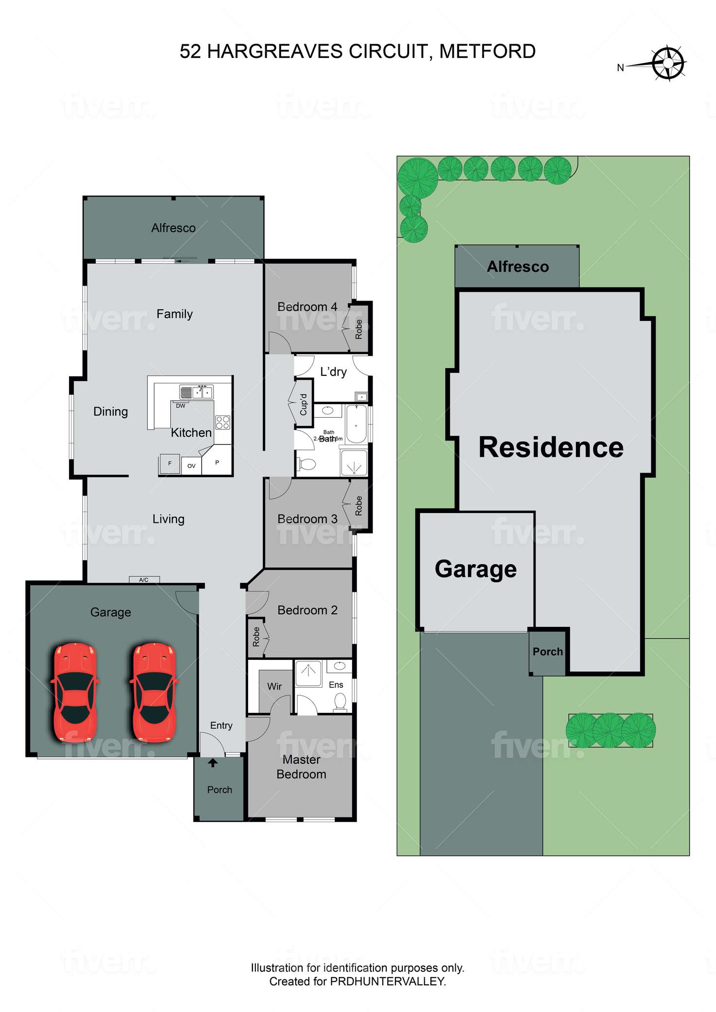 Floorplan of Homely house listing, 52 Hargreaves Circuit, Metford NSW 2323
