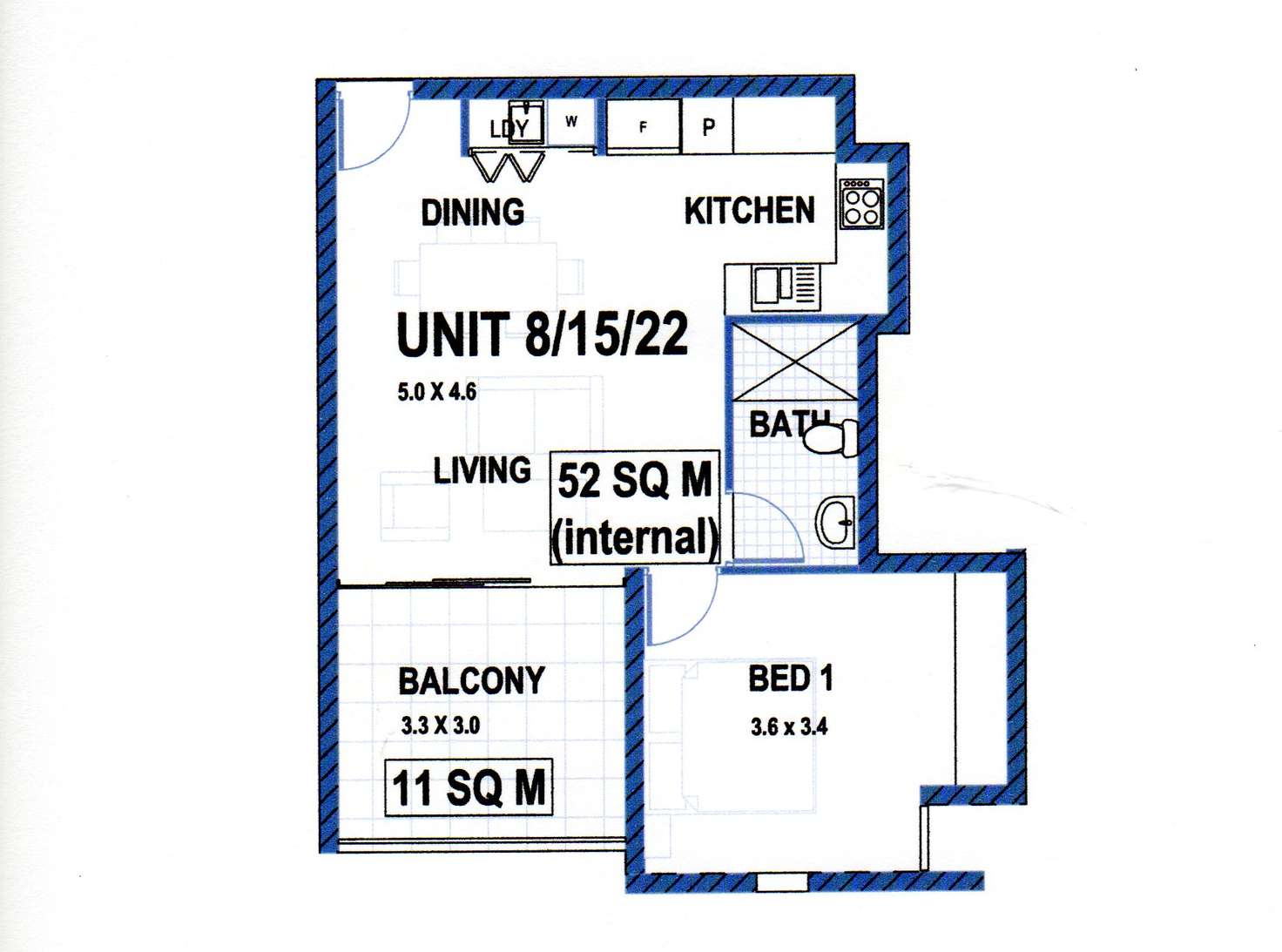 Floorplan of Homely apartment listing, 15/61 Ludwick Street, Cannon Hill QLD 4170