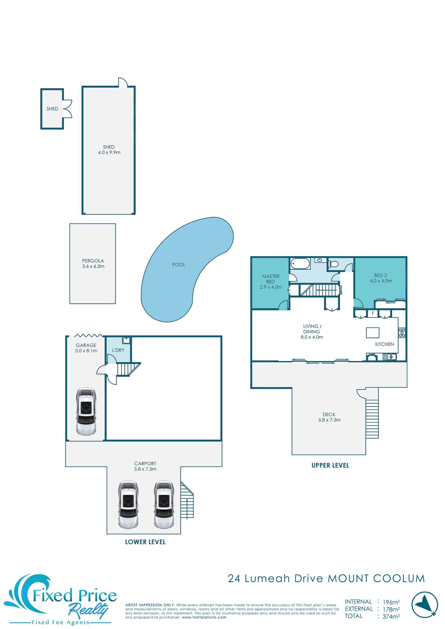 Floorplan of Homely house listing, 24 Lumeah Drive, Mount Coolum QLD 4573