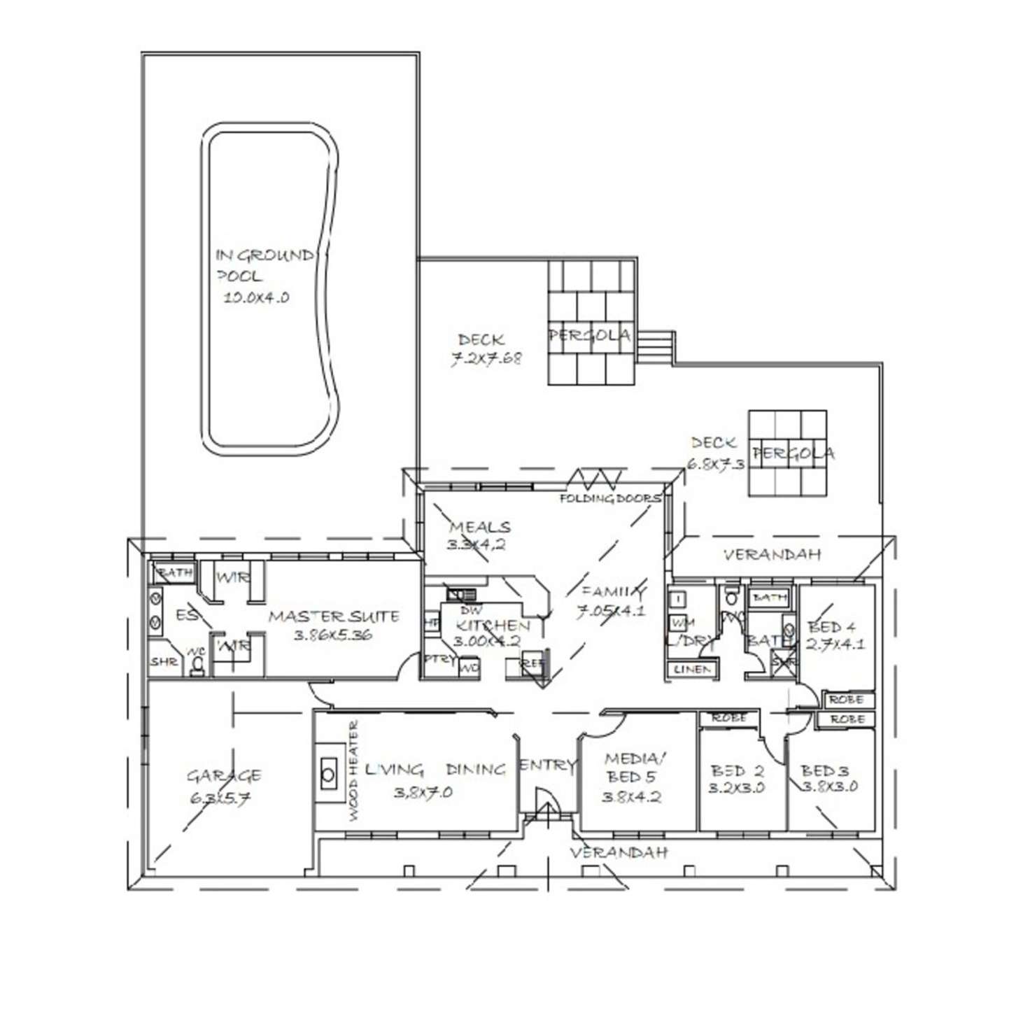 Floorplan of Homely house listing, 35-43 John Collins Drive, Mundoolun QLD 4285