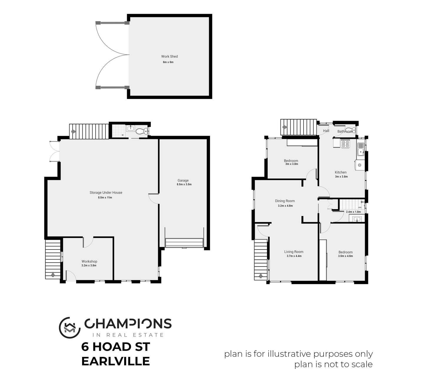 Floorplan of Homely house listing, 6 Hoad Street, Earlville QLD 4870