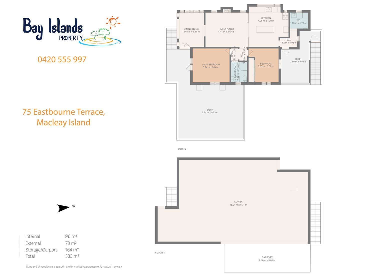 Floorplan of Homely house listing, 75 Eastbourne Terrace, Macleay Island QLD 4184
