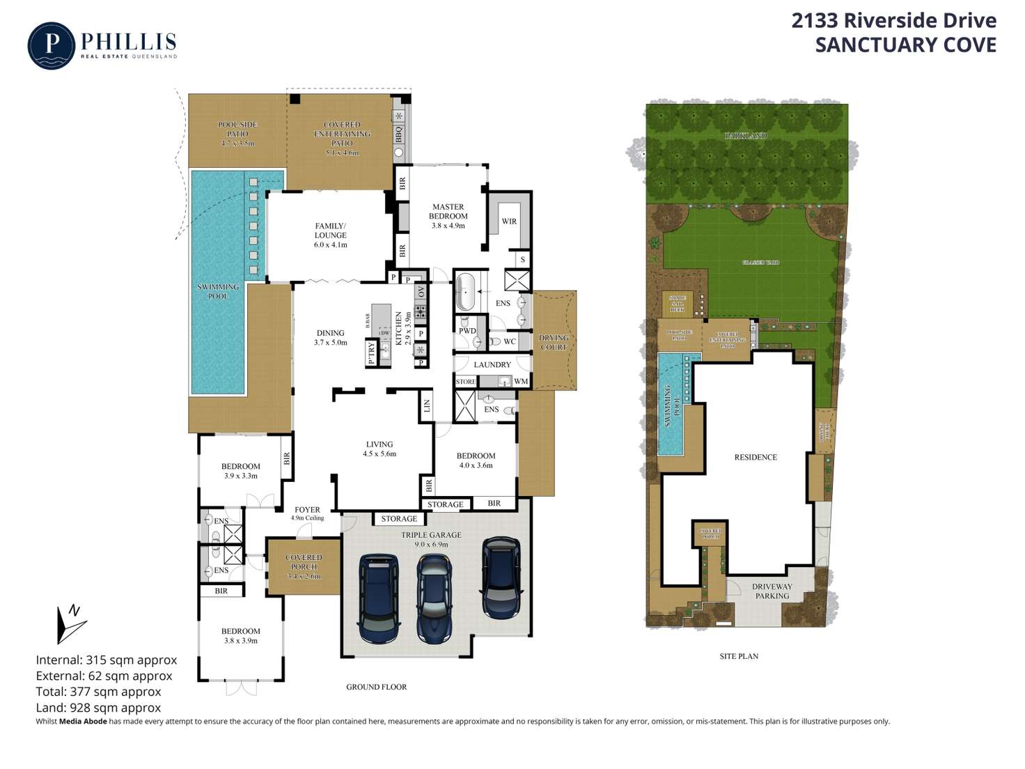 Floorplan of Homely house listing, 2133 Riverside Drive, Sanctuary Cove QLD 4212