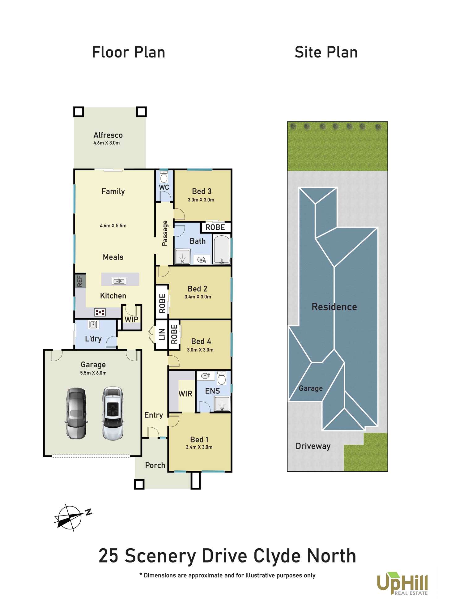 Floorplan of Homely house listing, 25 Scenery Drive, Clyde North VIC 3978