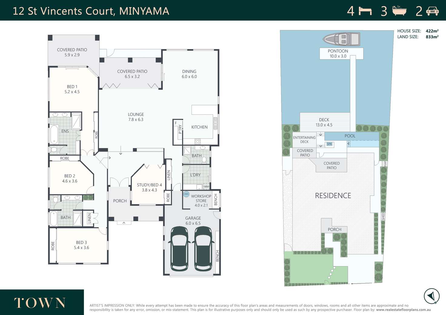 Floorplan of Homely house listing, 12 Saint Vincents Court, Minyama QLD 4575