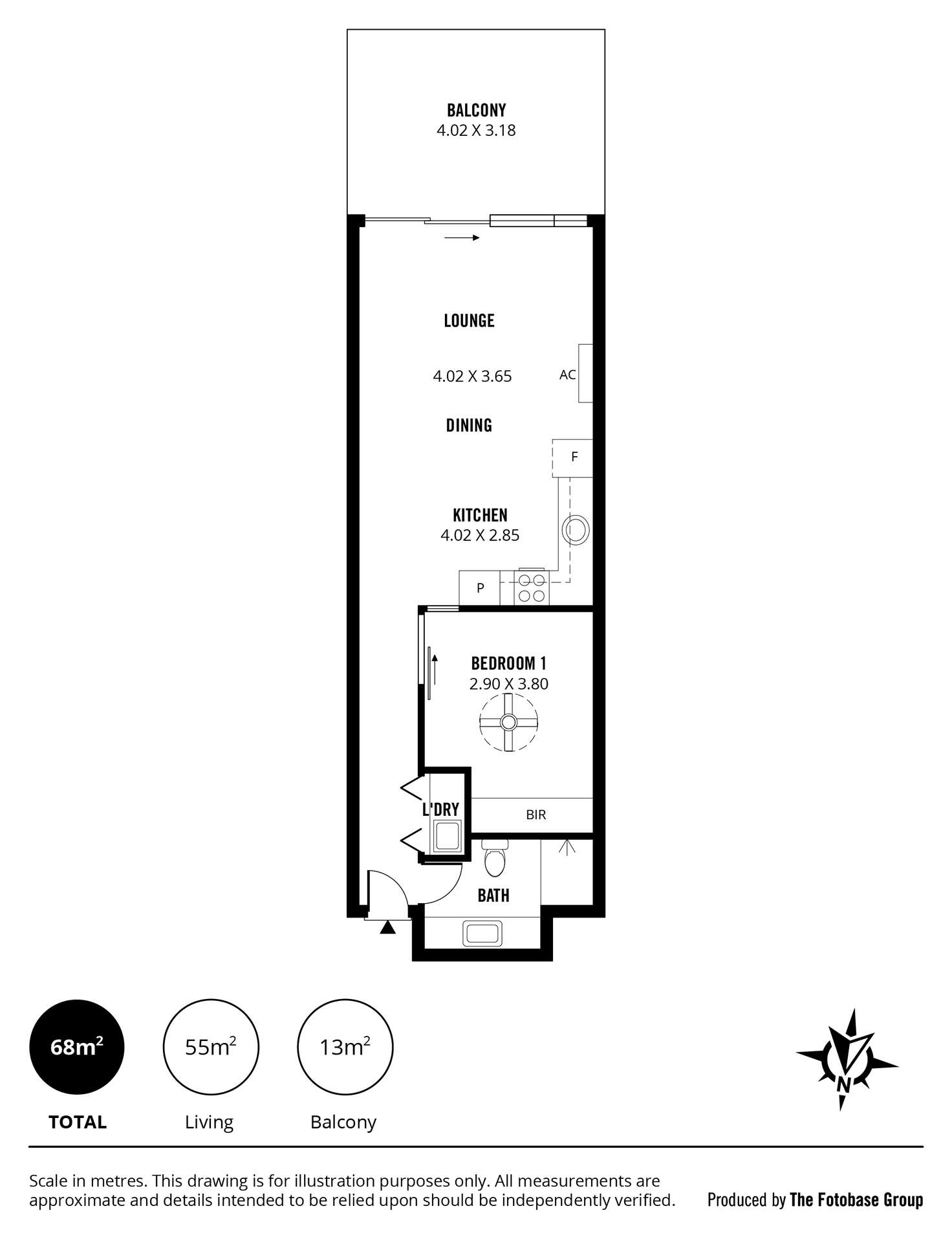 Floorplan of Homely apartment listing, 215/1-2 Tarni Court, New Port SA 5015