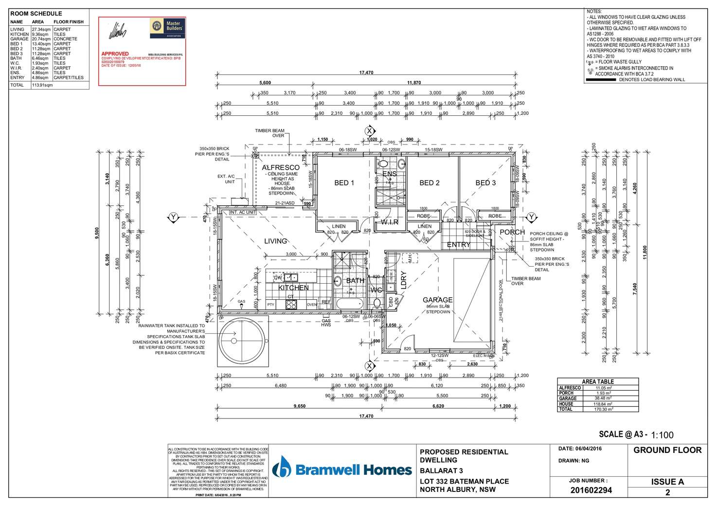 Floorplan of Homely house listing, 891 Bateman Place, North Albury NSW 2640