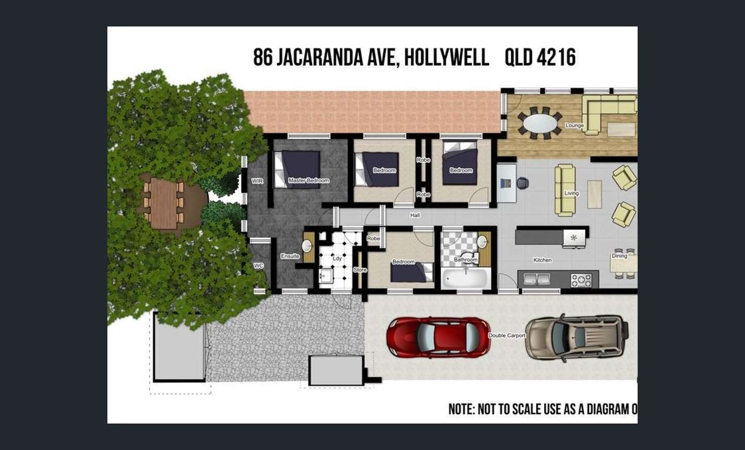 Floorplan of Homely house listing, 86 Jacaranda Avenue, Hollywell QLD 4216