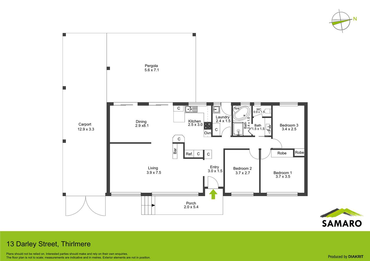 Floorplan of Homely house listing, 13 Darley Street, Thirlmere NSW 2572