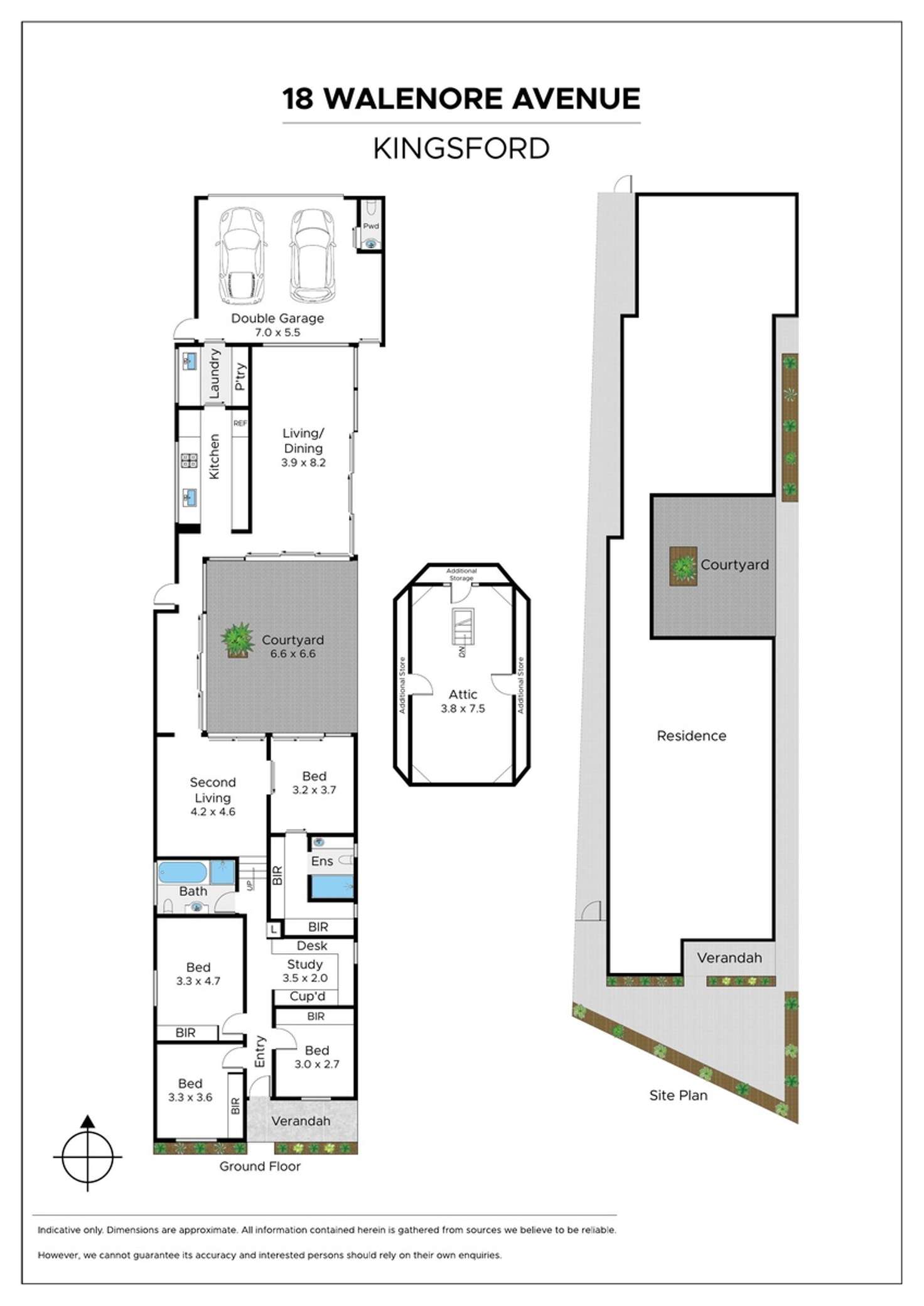 Floorplan of Homely house listing, 18 Walenore Avenue, Kingsford NSW 2032