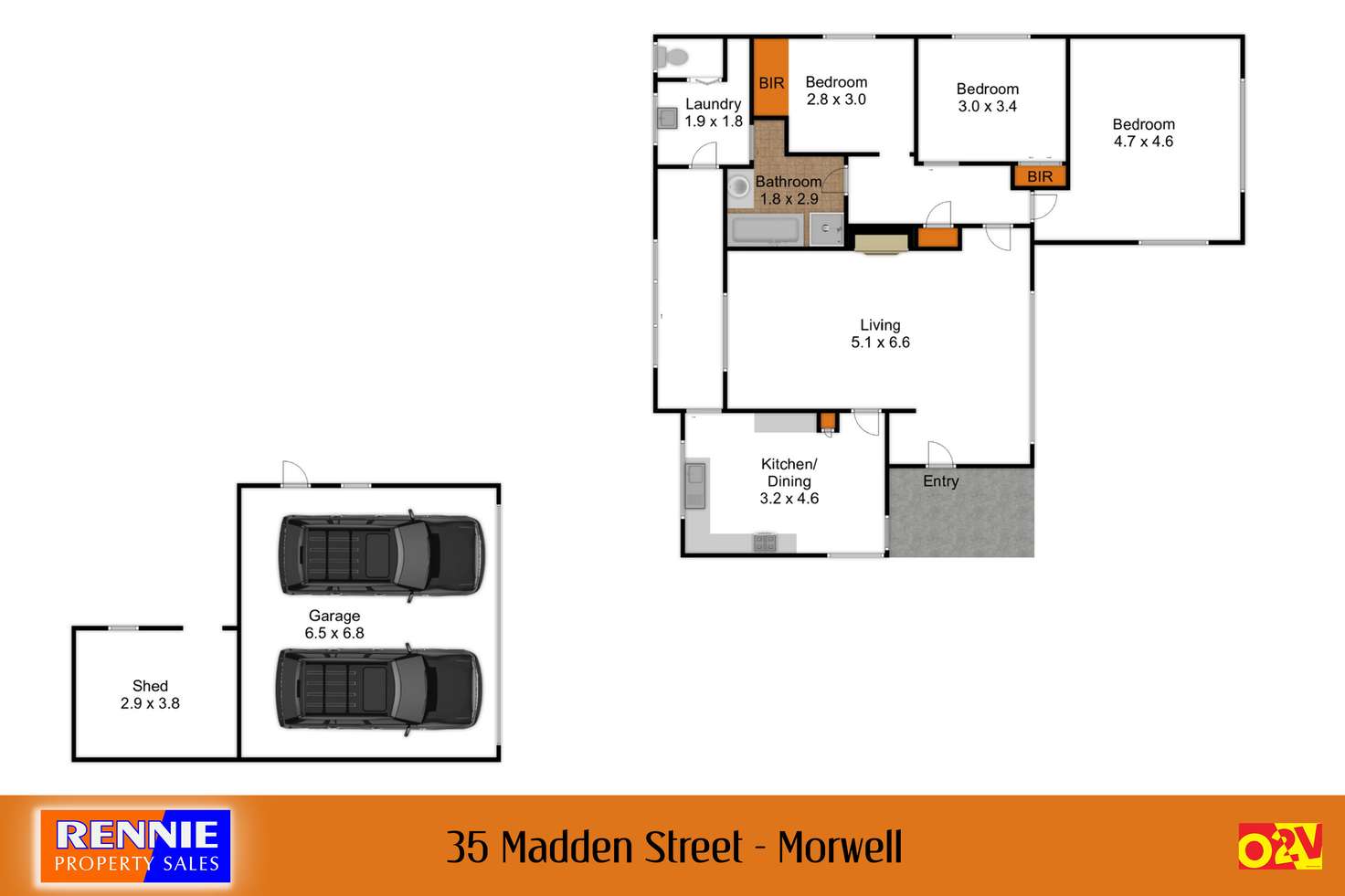 Floorplan of Homely house listing, 35 Madden Street, Morwell VIC 3840