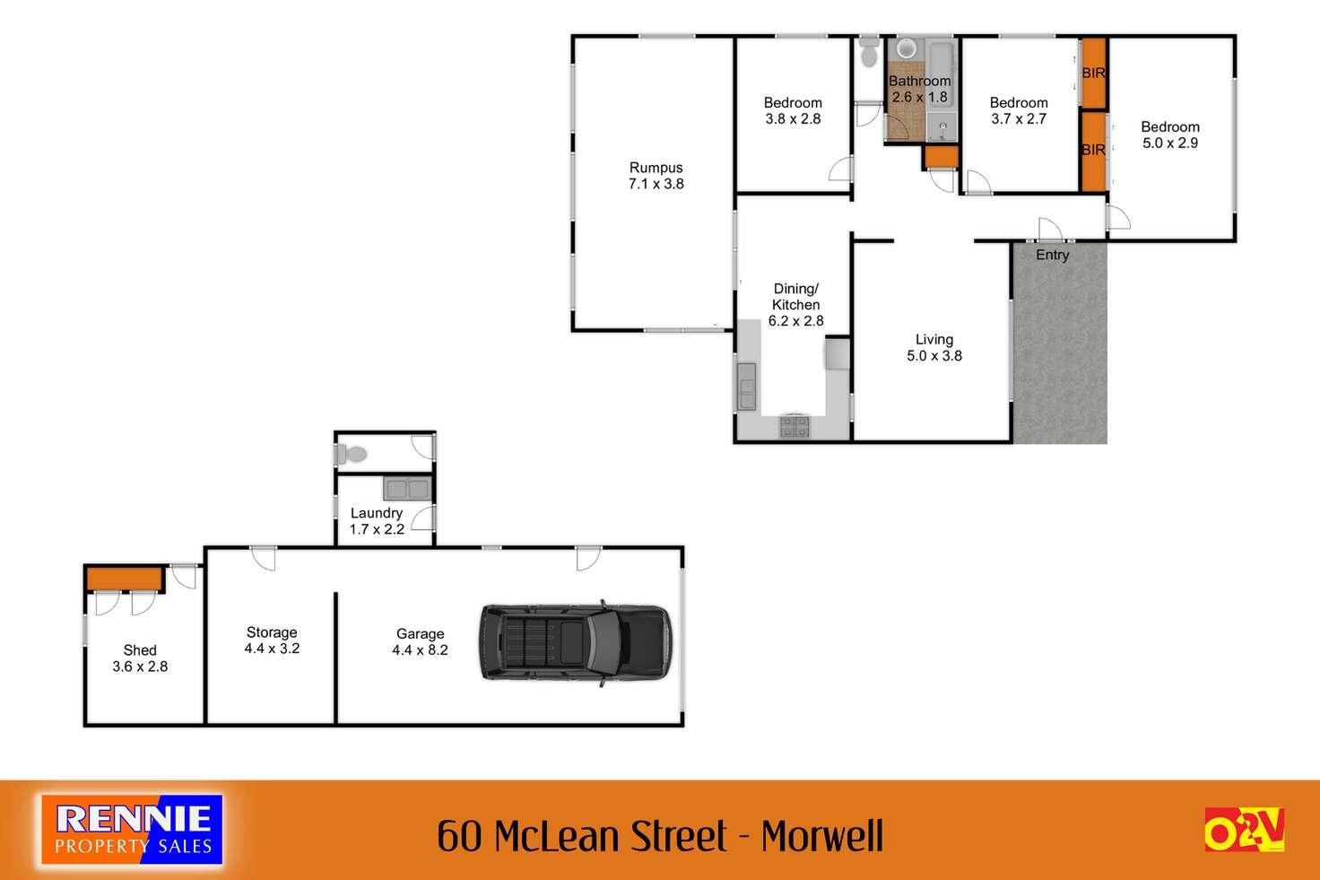 Floorplan of Homely house listing, 60 McLean Street, Morwell VIC 3840