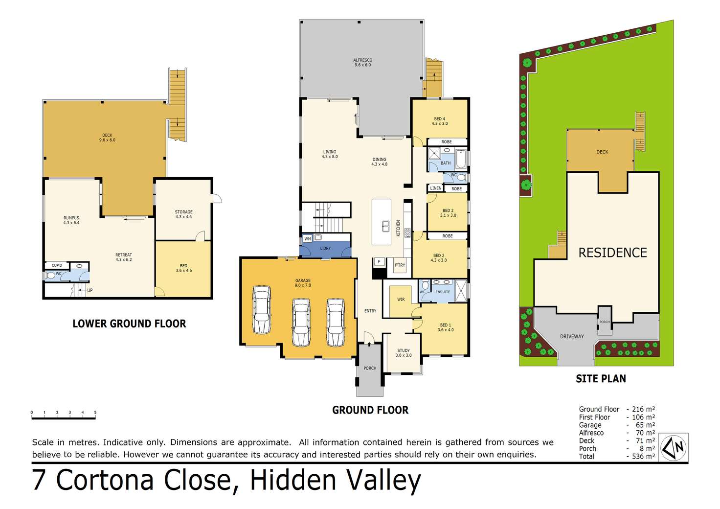 Floorplan of Homely house listing, 7 Cortona Close, Hidden Valley VIC 3756