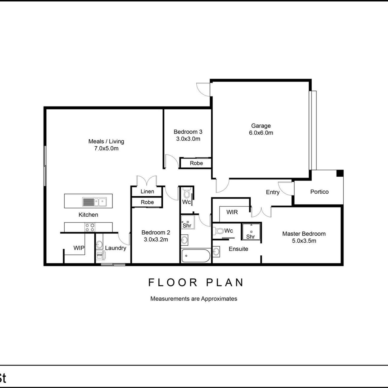 Floorplan of Homely house listing, 15 Penrose Street, Nagambie VIC 3608