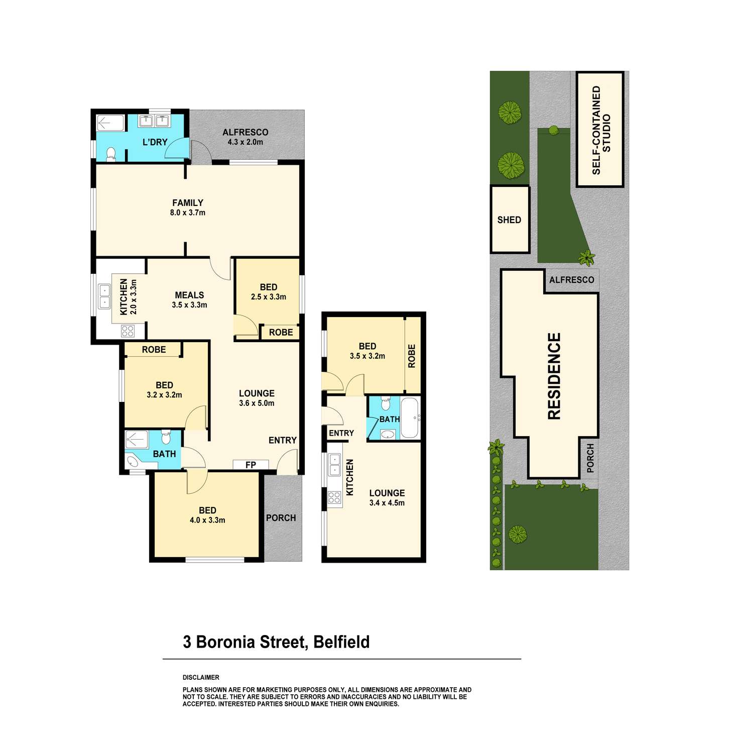 Floorplan of Homely house listing, 3 Boronia Street, Belfield NSW 2191