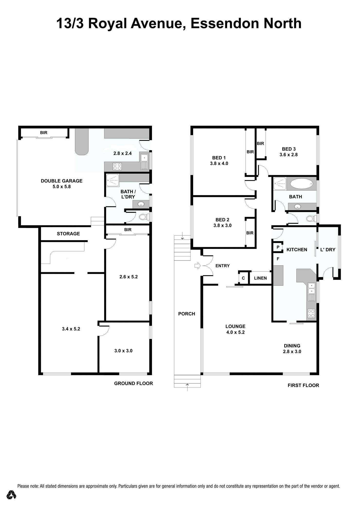 Floorplan of Homely unit listing, 13/3 Royal Avenue, Essendon North VIC 3041