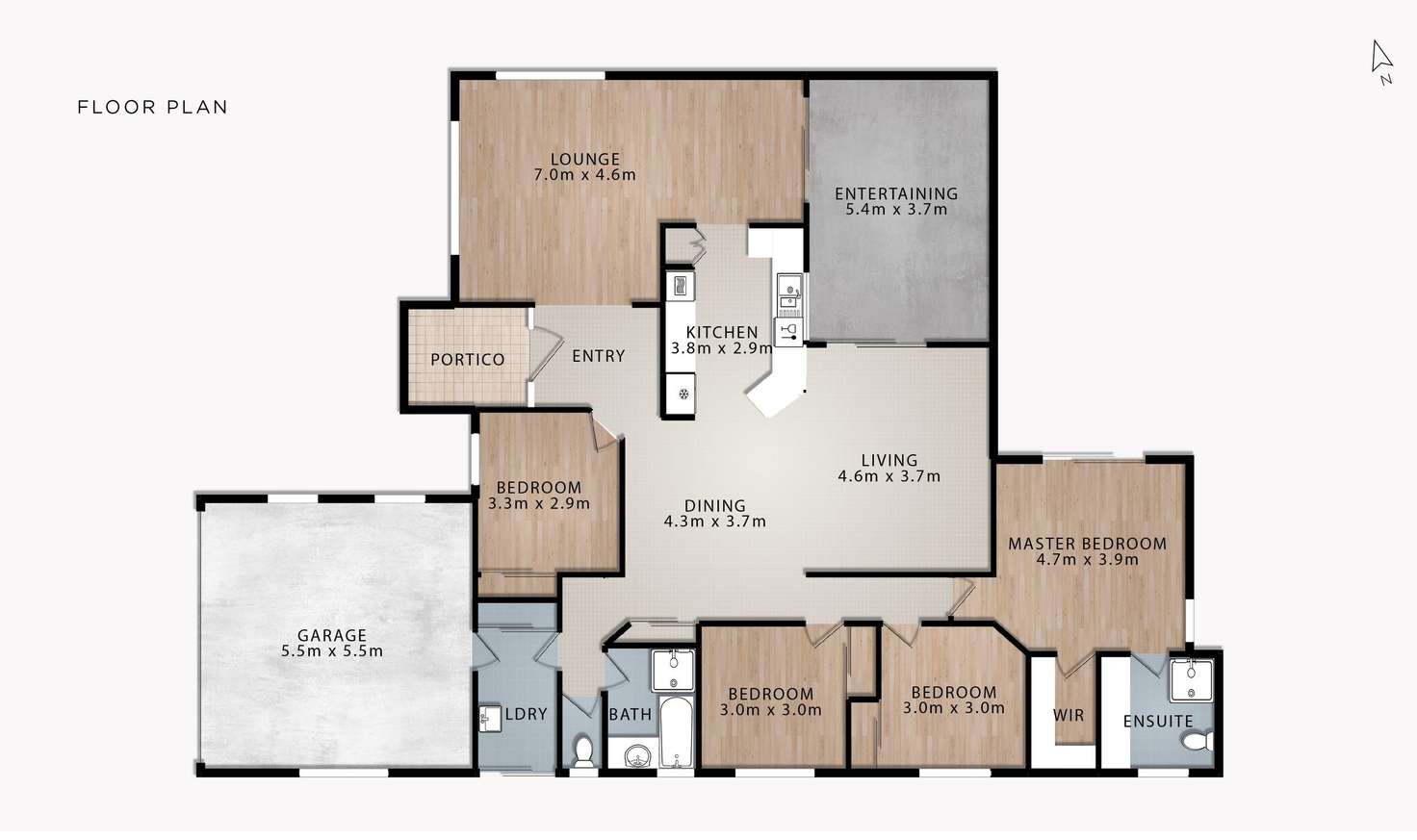 Floorplan of Homely house listing, 37 Golden Bear Drive, Arundel QLD 4214