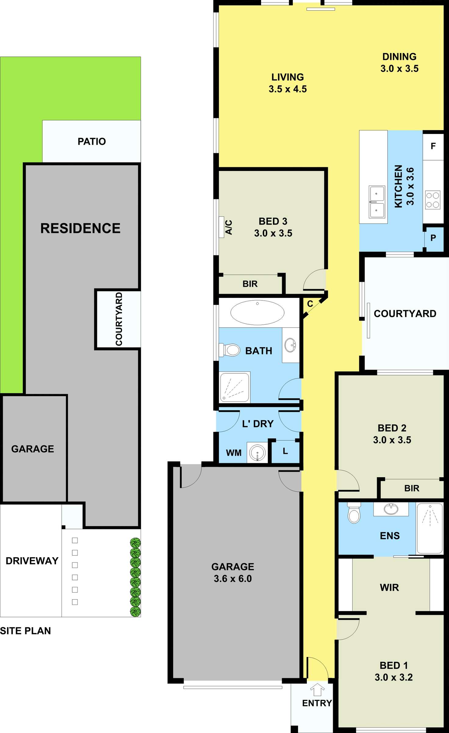 Floorplan of Homely house listing, 14A Ajana Drive, Craigieburn VIC 3064