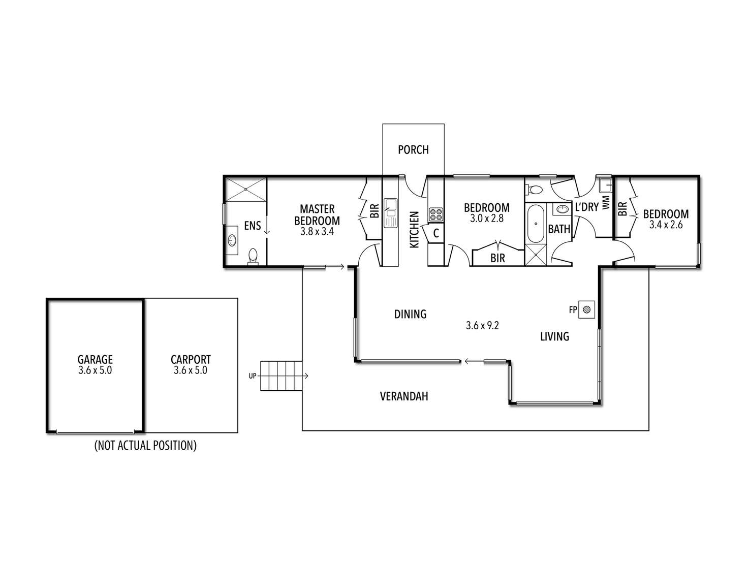 Floorplan of Homely house listing, 180 Star of the Glen Road, Bonnie Doon VIC 3720