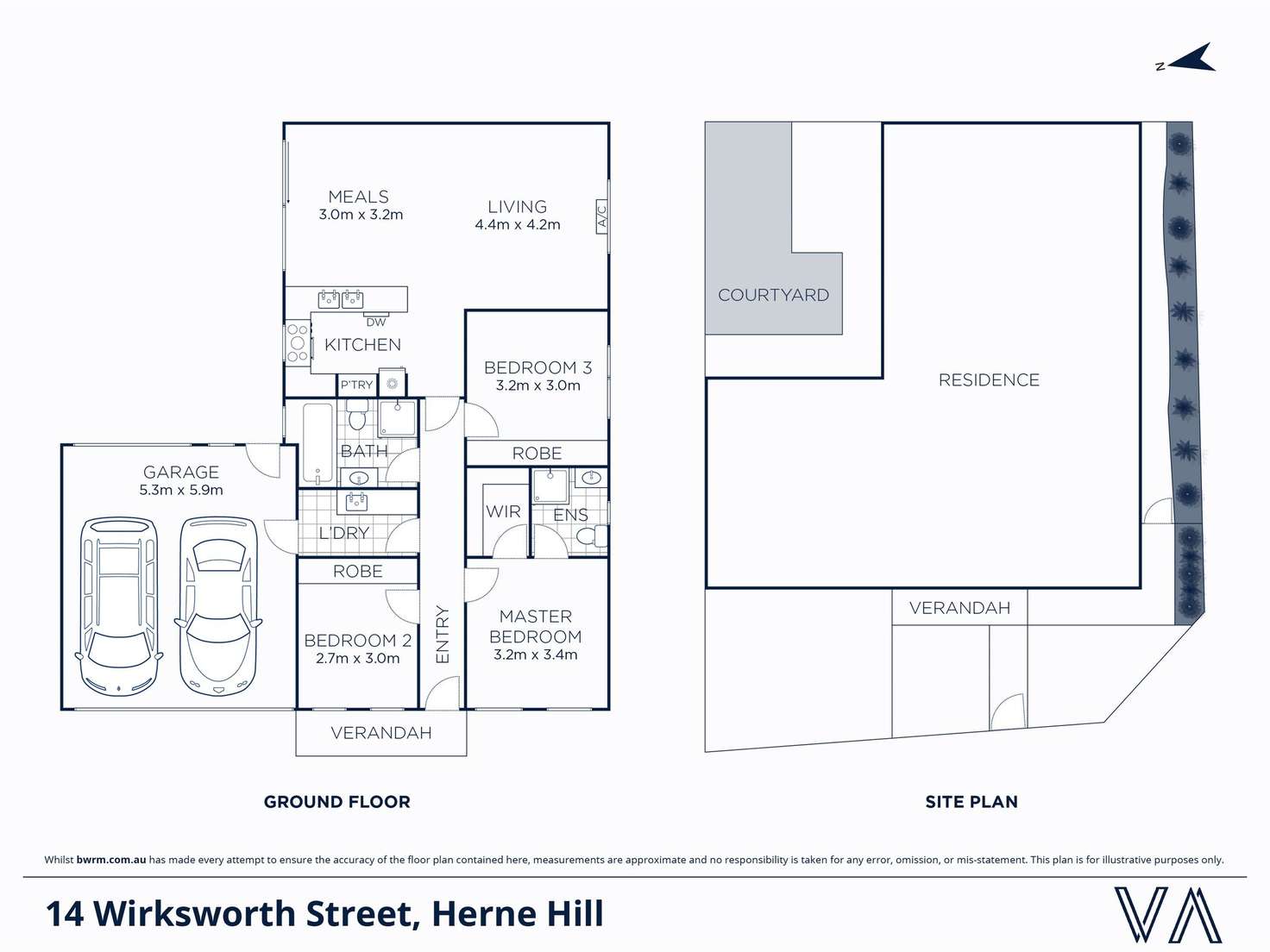 Floorplan of Homely house listing, 14 Wirksworth Street, Herne Hill VIC 3218