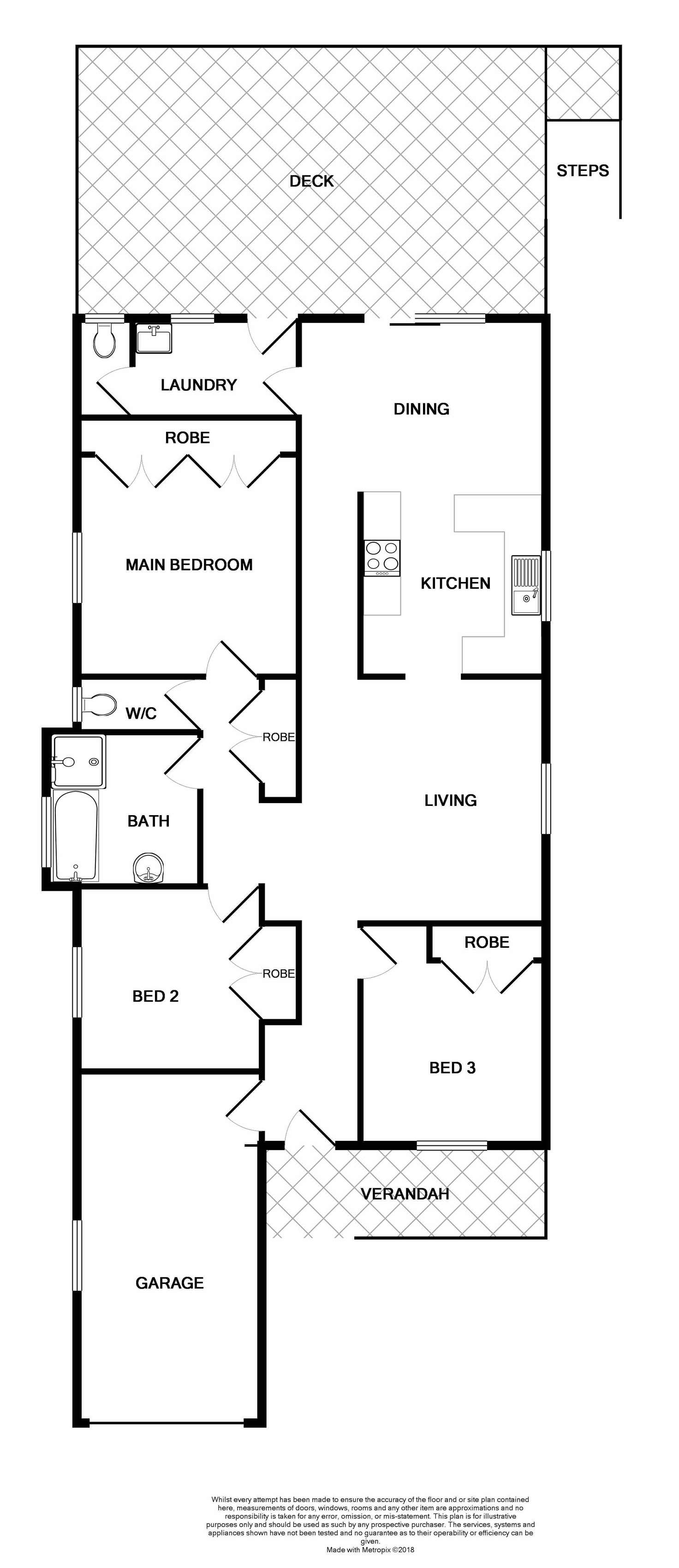 Floorplan of Homely house listing, 44 Denton Park Drive, Rutherford NSW 2320