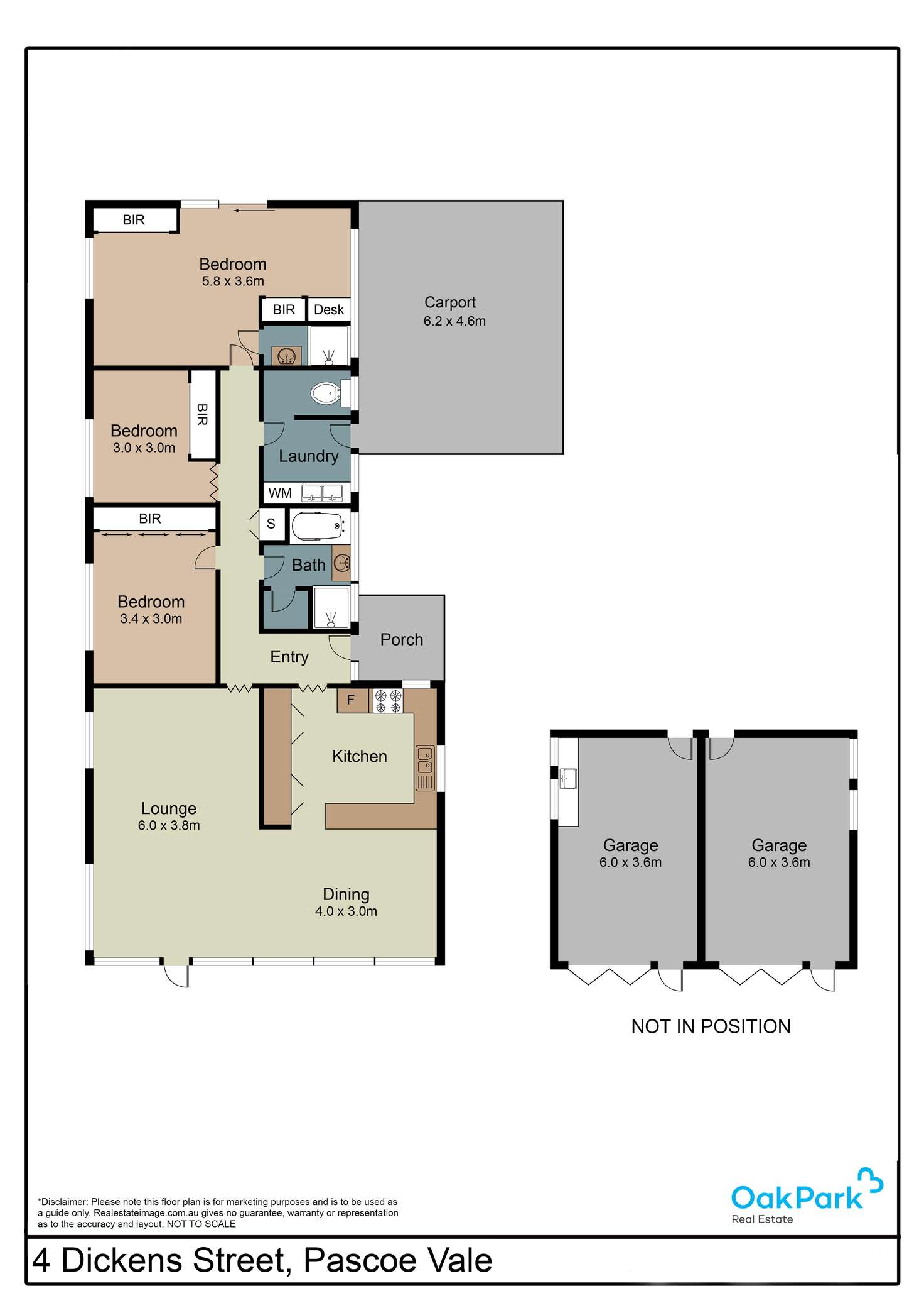 Floorplan of Homely house listing, 4 Dickens Street, Pascoe Vale South VIC 3044
