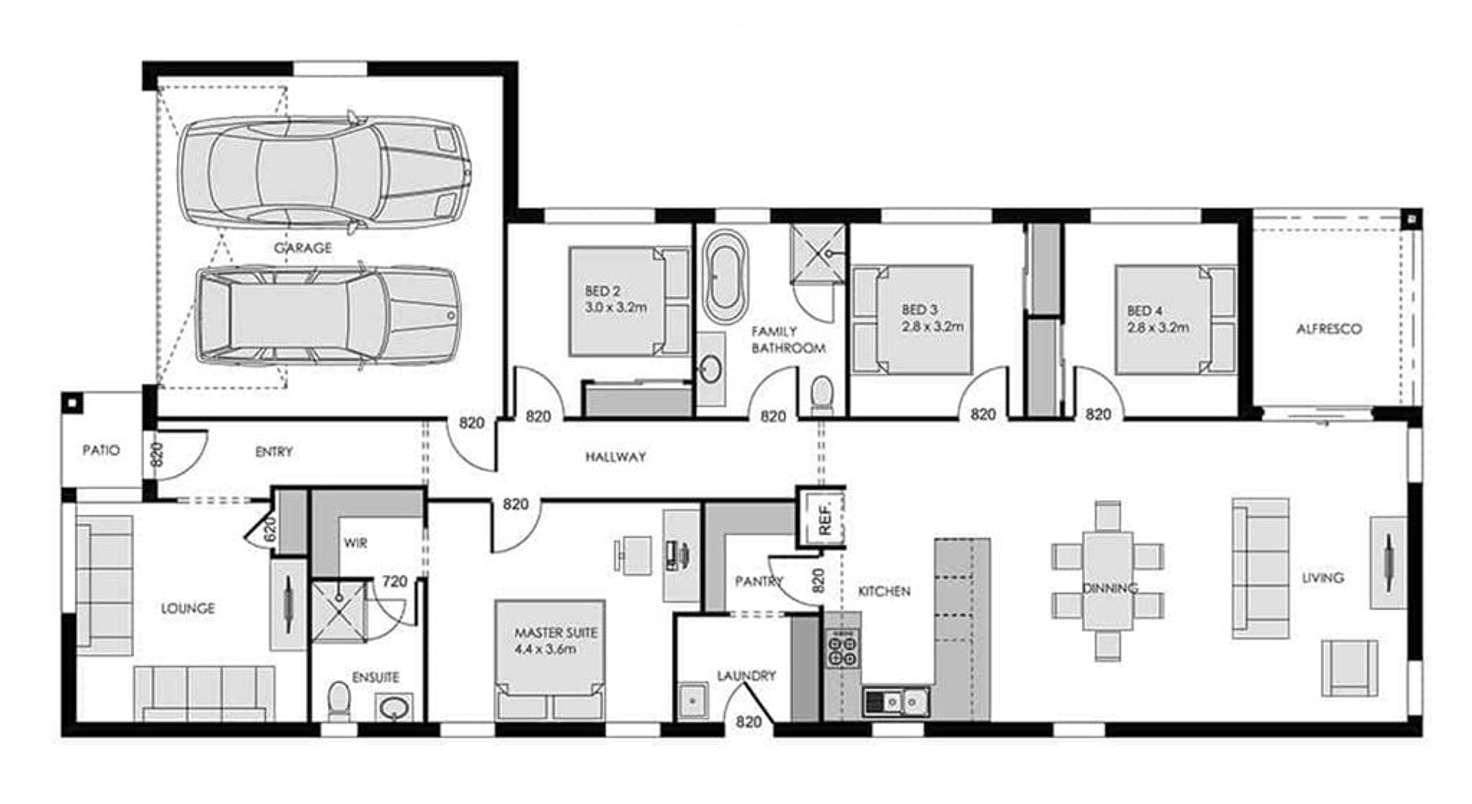 Floorplan of Homely house listing, 33 Moran Parkway, North Rothbury NSW 2335