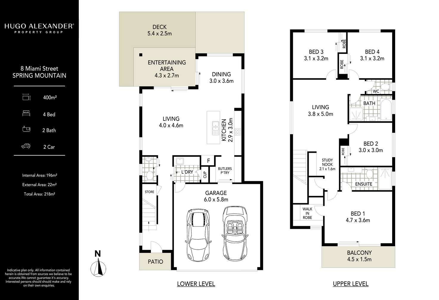 Floorplan of Homely house listing, 8 Miami Street, Spring Mountain QLD 4300